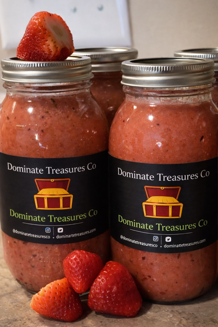Strawberry Sea moss Gel (Pint Size)