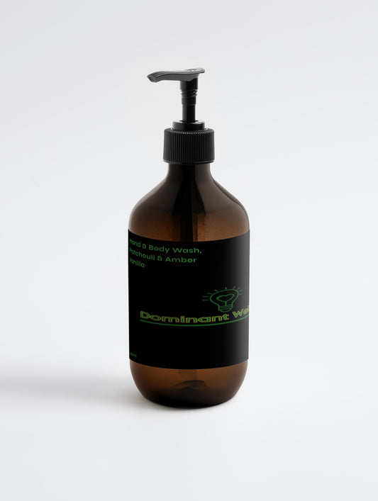 Hand & Body Wash, Patchouli & Amber Vanilla